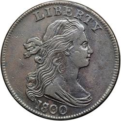 1800/1798 S-191 R2 Overdate 1800 over 1798 with Styl