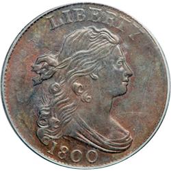 1800 S-209 R3 PCGS graded MS65 Red & Brown.