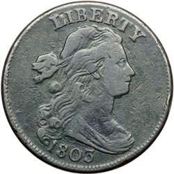 1803 S-247 R3 Mumps Obverse VG10.