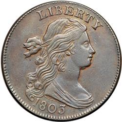 1803 S-247 R3 Mumps Obverse VF35.