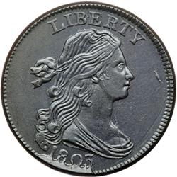 1803 S-263 R3 Small Fraction AU55.