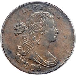 1806 S-270 R1 PCGS graded MS63 Brown.