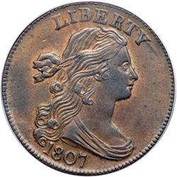 1807 S-276 R1 Large Fraction PCGS graded MS63 Brown