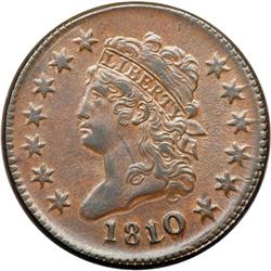 1810/09 S-281 R1 Overdate 10 over 09 EF45.