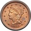 Image 1 : 1843 N-6 R1 PCGS graded MS65 Red & Brown.