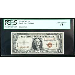 1935-A, $1 World War II Emergency Notes. Hawaii. PCGS