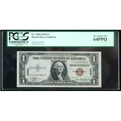 1935-A, $1 World War II Emergency Note. Hawaii. PCGS
