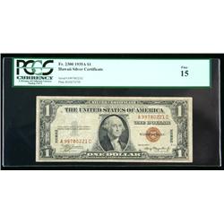 1935-A, $1 World War II Emergency Note. Hawaii.