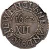 Image 2 : 1652 Massachusetts Oak Tree Shilling Noe-4 Rarity-4