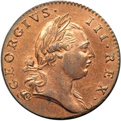 1773 Virginia Halfpenny with Stop after S Breen-180