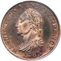 1783 Washington & Independence Draped Bust Cent withou