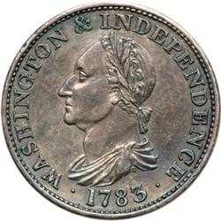 1783 Washington & Independence Draped Bust Cent Breen