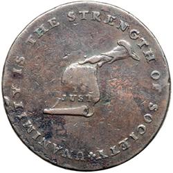 (1792-94) Kentucky Halfpence with Lancaster Edge Breen-