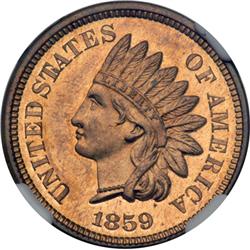 1859 Indian Head 1C NGC PF64 CAM