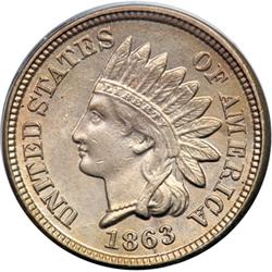 1863 Indian Head 1C