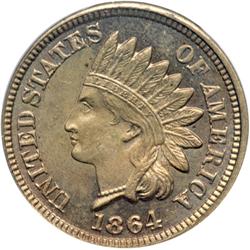 1864 Indian Head 1C. Copper-Nickel
