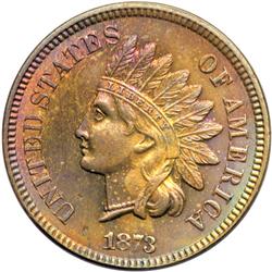1873 Indian Head 1C. Open 3