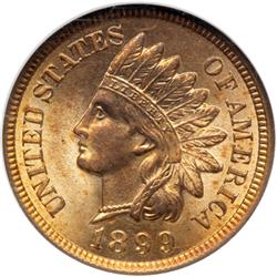 1899 Indian Head 1C NGC MS65 RD