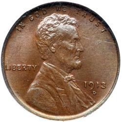 1913-D Lincoln 1C NGC MS66 BR