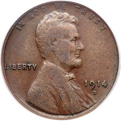 1914-D Lincoln 1C PCGS F15