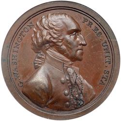 1797. Geo. Washisngton Sansom Bronze Medal B-72A