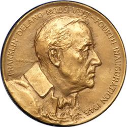 1945 Franklin D. Roosevelt Official Inaugural Medal