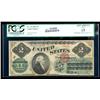 Image 1 : 1862, $2 United States Note. PCGS Apparent Fine 15