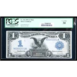 1899, $1 Silver Certificate. Mule. PCGS Very Fine 30