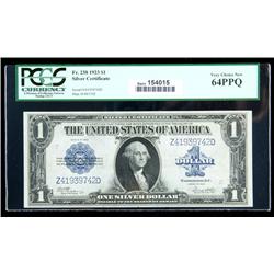1923, $1 Silver Certificate. PCGS Very Choice New 64PPQ
