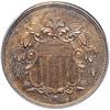 Image 1 : 1866 Pattern 5c. Copper, plain edge. J-498. PCGS PR64RB