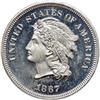 Image 1 : 1867 Pattern Five Cents. Judd-562 PCGS PR64CAM