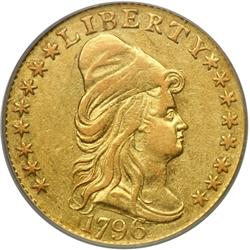 1796 $2.50 Bust. Stars PCGS AU55