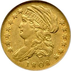 1808 $2.50 Bust NGC AU58