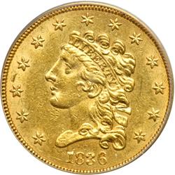 1836 $2.50 Classic Head. Block 8