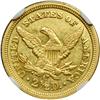 Image 2 : 1843-C $2.50 Liberty. Sm Date, Crosslet 4 NGC MS61