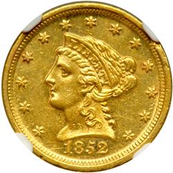 1852-D $2.50 Liberty NGC AU55