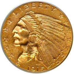 1915 $2.50 Indian PCGS MS61
