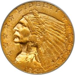 1925-D $2.50 Indian