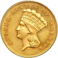 1865 $3 Gold