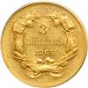 Image 2 : 1865 $3 Gold