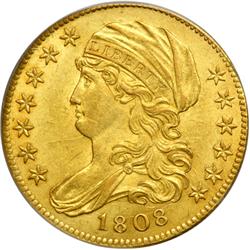 1808 $5 Bust PCGS MS61