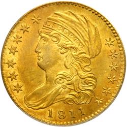 1811 $5 Bust. Sm 5 PCGS MS63