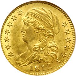 1812 $5 Bust NGC MS62