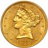 Image 1 : 1848 $5 Liberty PCGS MS63