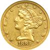 Image 1 : 1883-CC $5 Liberty