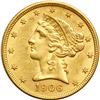Image 1 : 1906-D $5 Liberty
