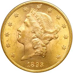 1893-S $20 Liberty
