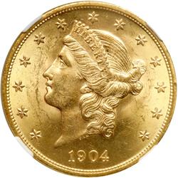 1904 $20 Liberty NGC MS63