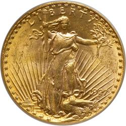 1927 $20 St. Gaudens PCGS MS63