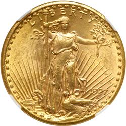 1927 $20 St. Gaudens NGC MS62